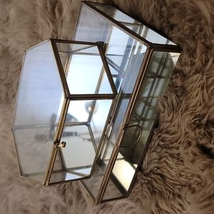 2 EUC Anthropologie jewelry case for the price of 1